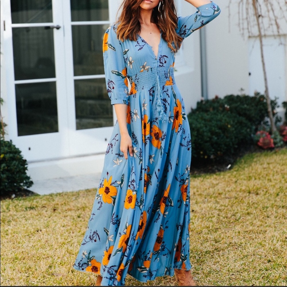 Harlow print Indiana Dress...Super Cute🌻